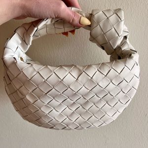 Bottega Veneta mini Jodie in chalk